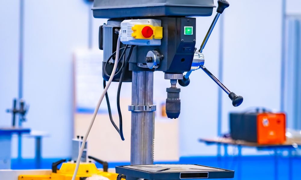 how to measure drill press size